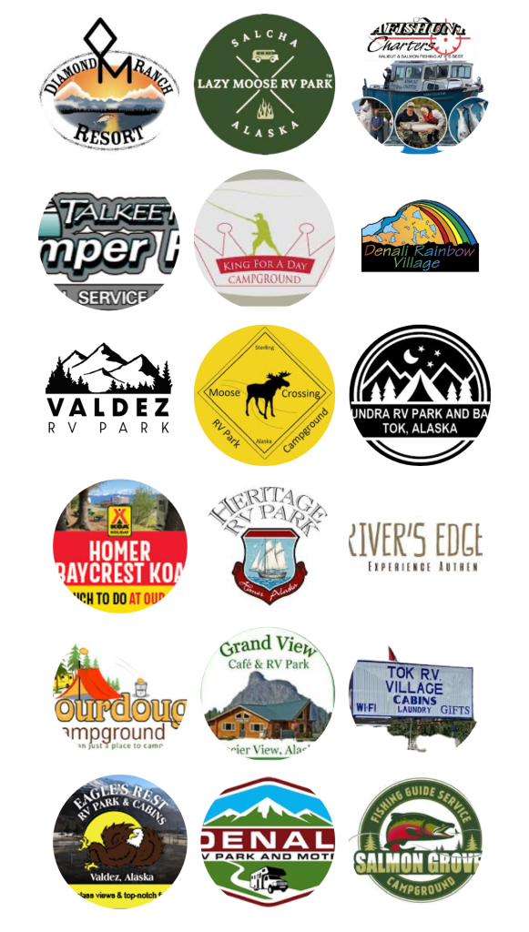Logos of ACOA campground member businesses