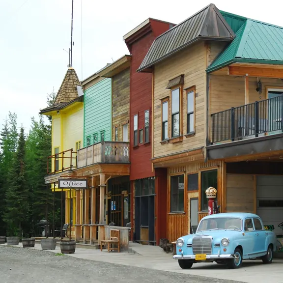 Diamond M Ranch Resort overlooking the Kenai River near Kenai, Alaska