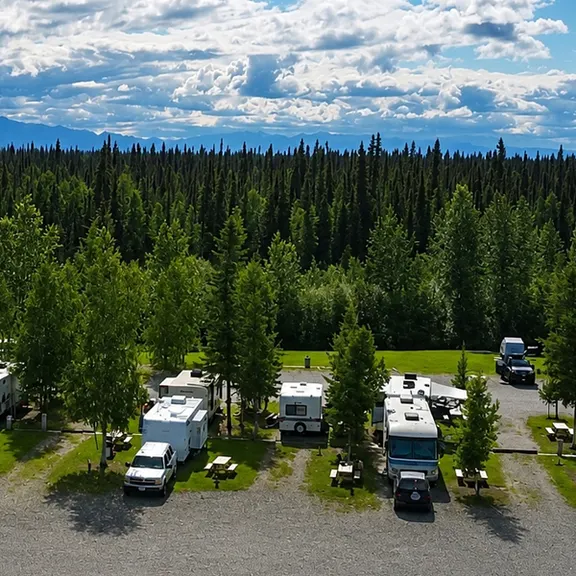 Lazy Moose RV Park in Salcha, Alaska