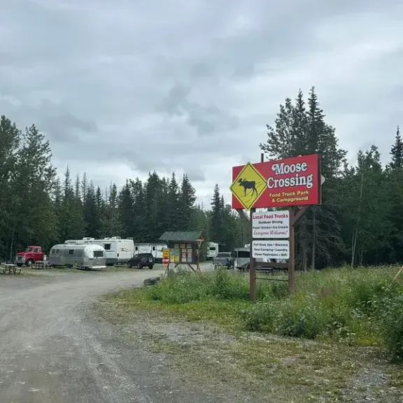Moose Crossing RV & Food Truck Park in Sterling, Alaska