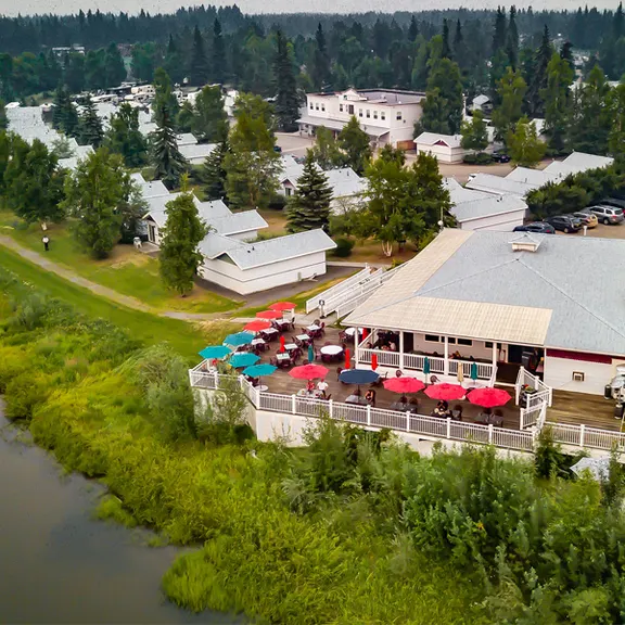 River's Edge RV Park on the Chena River in Fairbanks, Alaska