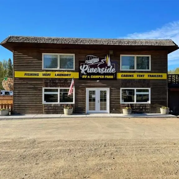 Riverside RV & Camper Park along the Little Susitna River near Houston, Alaska
