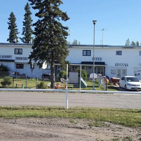 Snowed Inn RV Park on the Alaska Highway in Delta Junction, Alaska
