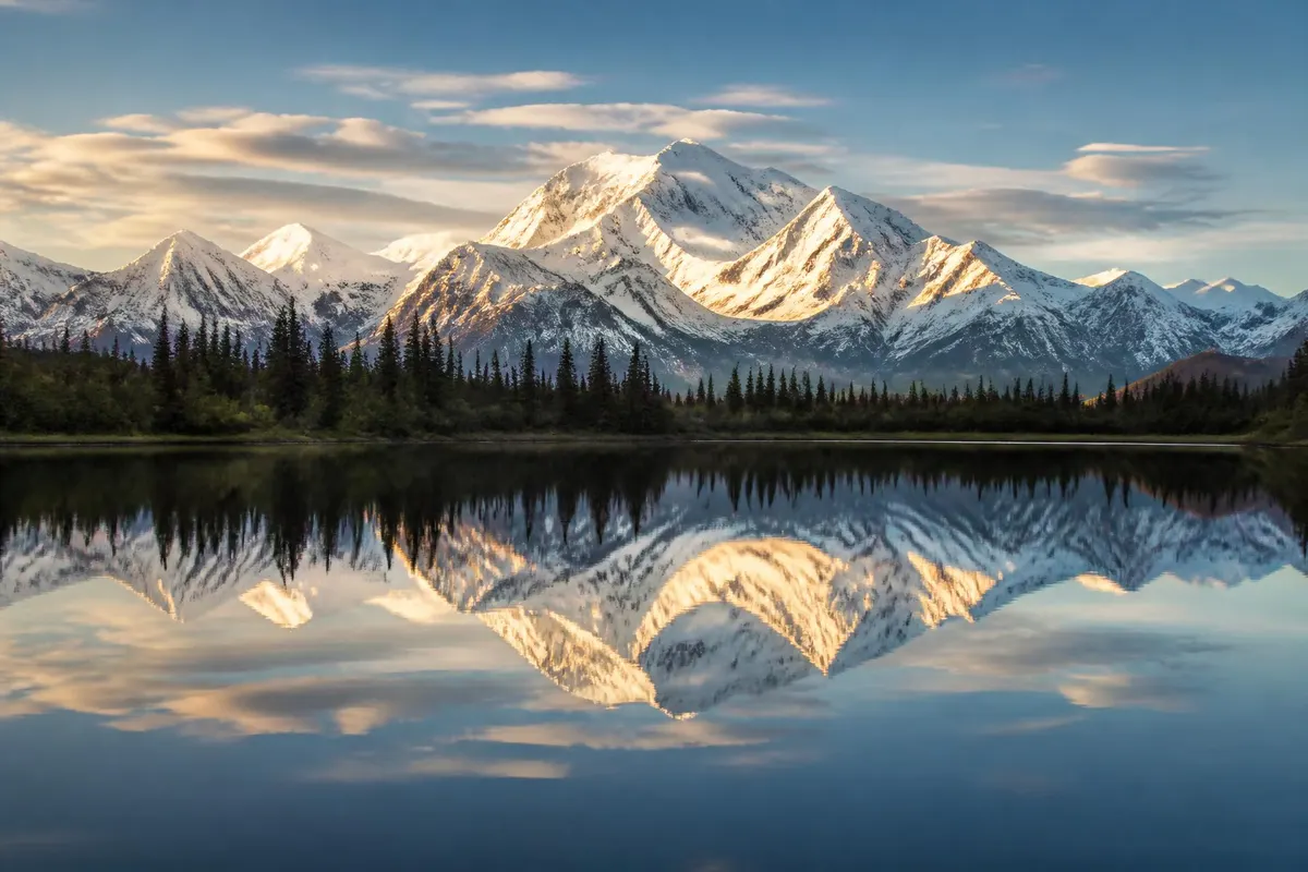 Alaska landscape placeholder pending Salmon Grove Campground owner photos